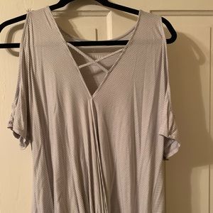 American Eagle striped “soft&sexy” shirt